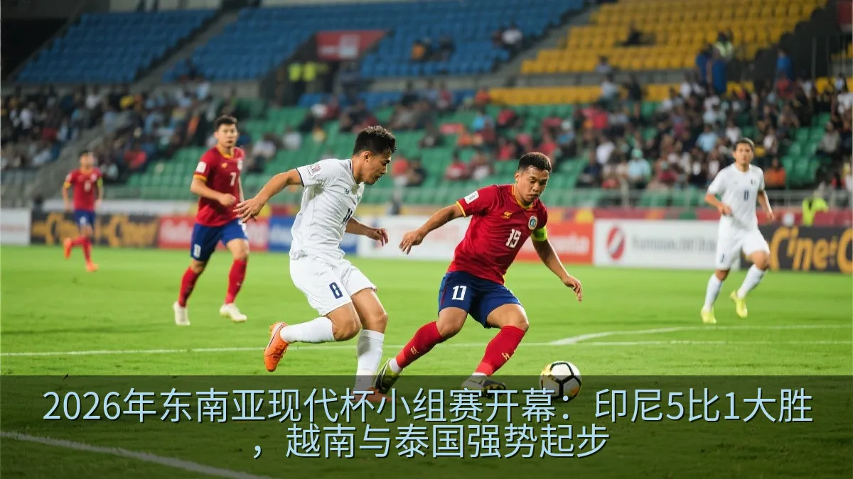 2026年东南亚现代杯小组赛开幕：印尼5比1大胜，越南与泰国强势起步